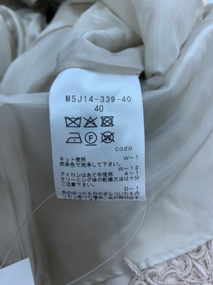 エポカ レースコンビタフタドレス エポカ　M5J14-339-40 ワンピース 40 ベージュ 24SS IT0COPL3F2U0