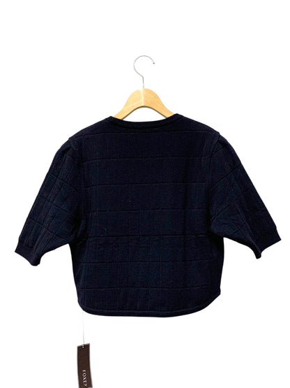 フォクシーブティック Aria Top 43928 ニット 40 ネイビー SP品 ITVSIQW6M9IG