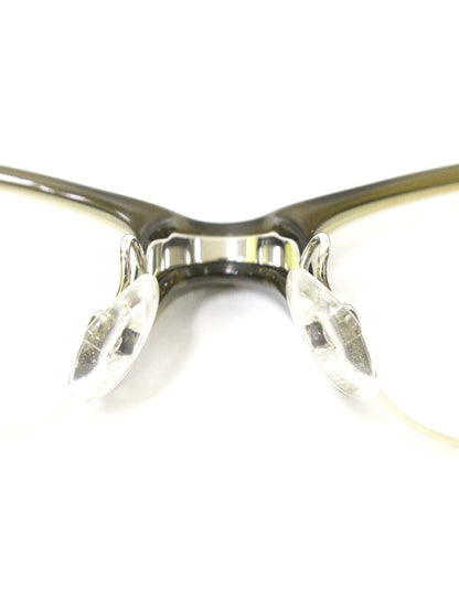 フォーナインズ ハーフリム（ナイロール）スクエア NPN-911 メガネ グリーン セルフレーム IT85E4UWEKXI