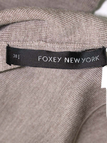 フォクシーニューヨーク 29424 カーディガン 38 ブラウンベージュ ITZ3UZOVTLNC