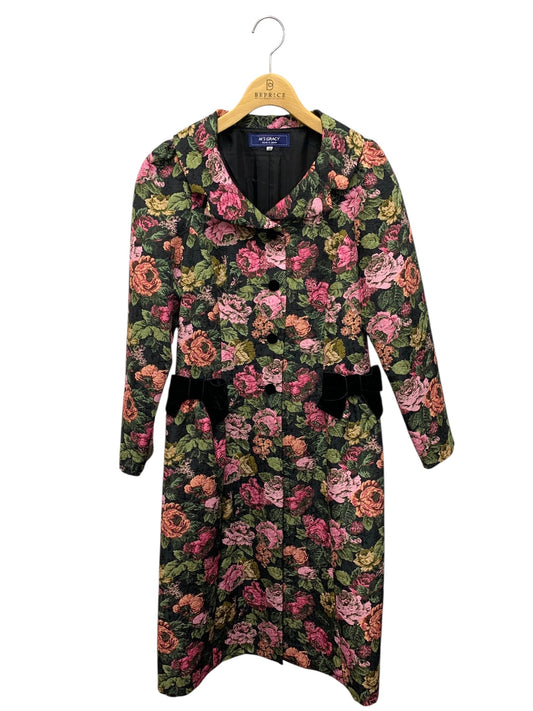 エムズグレイシー 011535 ワンピース 40 マルチカラー ジャガード ベロアリボン ITMYQQ5V8K0E