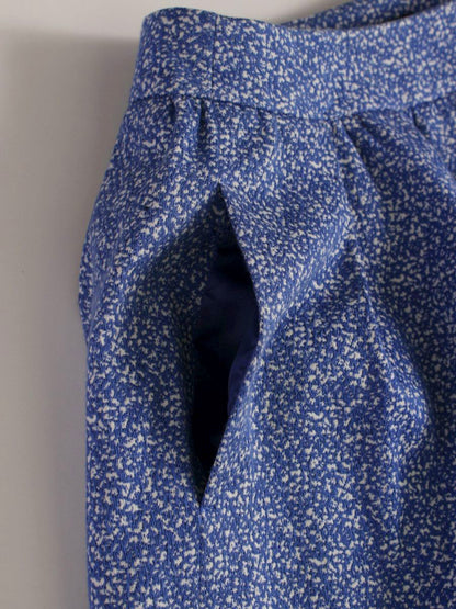 トゥービーシック W5S10-326-24 スカート 38 ブルー タックフレア ITRNALQDATVY