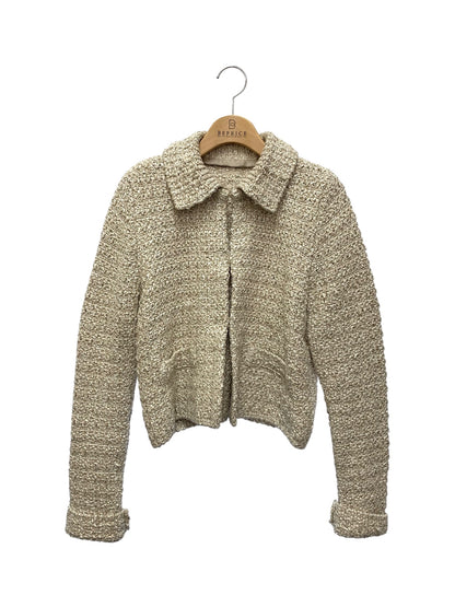 フォクシーブティック Knit Jacket Noisette 42602 ニットジャケット 38 ベージュ ITXPP2UBBIQ0