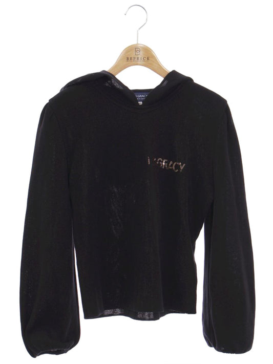 エムズグレイシー 918531 ニット セーター 40 ブラック プルオーバー スパンコール ITBPT8LTO14U