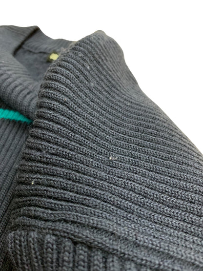 イッセイミヤケ ME33KN029 ニット M ネイビー ライン ウール IT8R99227EW6 【SALE】