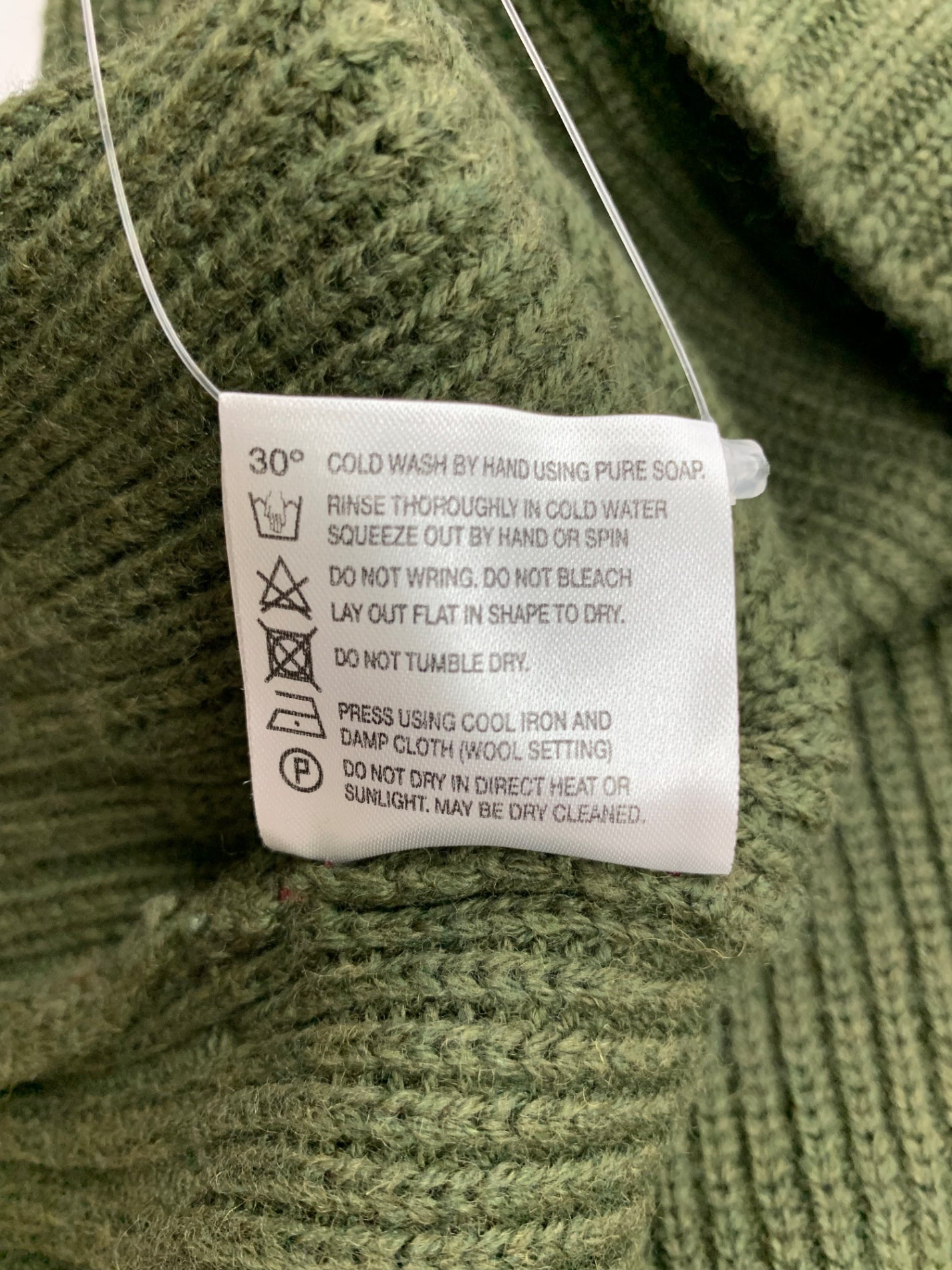 ウィリアムロッキー セーター カーキグリーン メリノウール | 中古