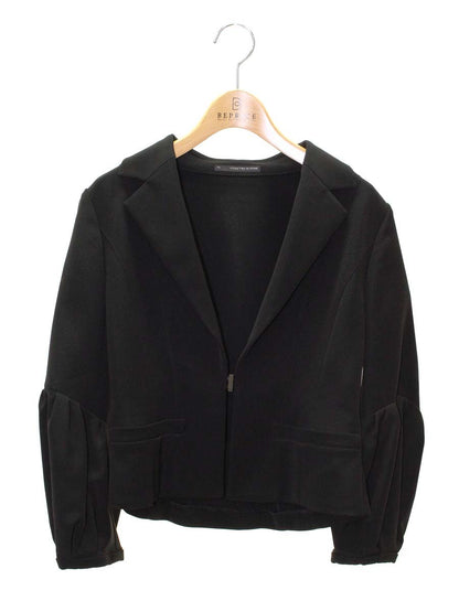 フォクシーニューヨーク 25692 ジャケット 40 ブラック テーラード パフスリーブ ITA323IG2PT8