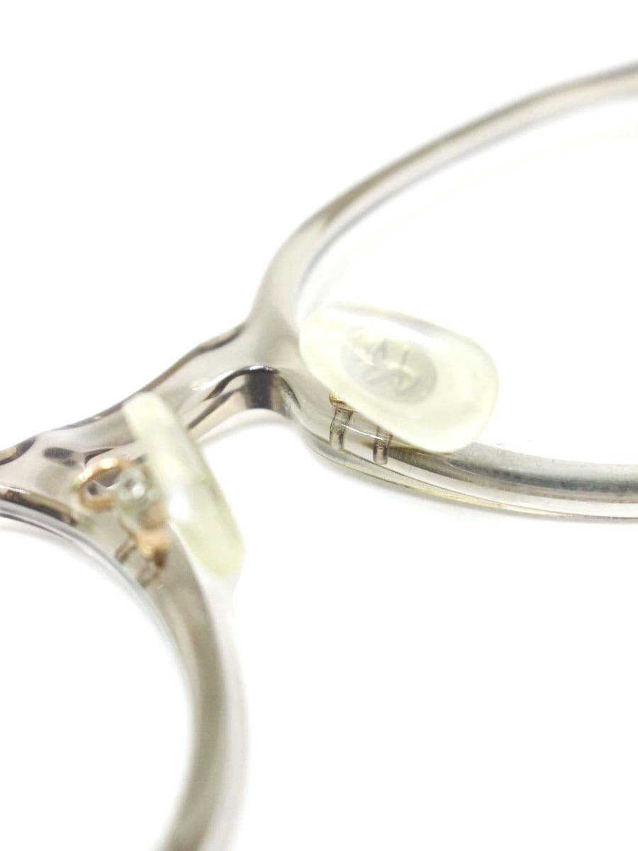 掌（タナゴコロ） T794 メガネ クリア/ブラウン 手造 べっ甲柄 セルフレーム ボストン ITPXUMYWVJ32