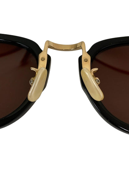 ayame（アヤメ） ADMIRAL サングラス ブラック アドミラル ウェリントン コンビフレーム フルリム ITROYAUV7UV0