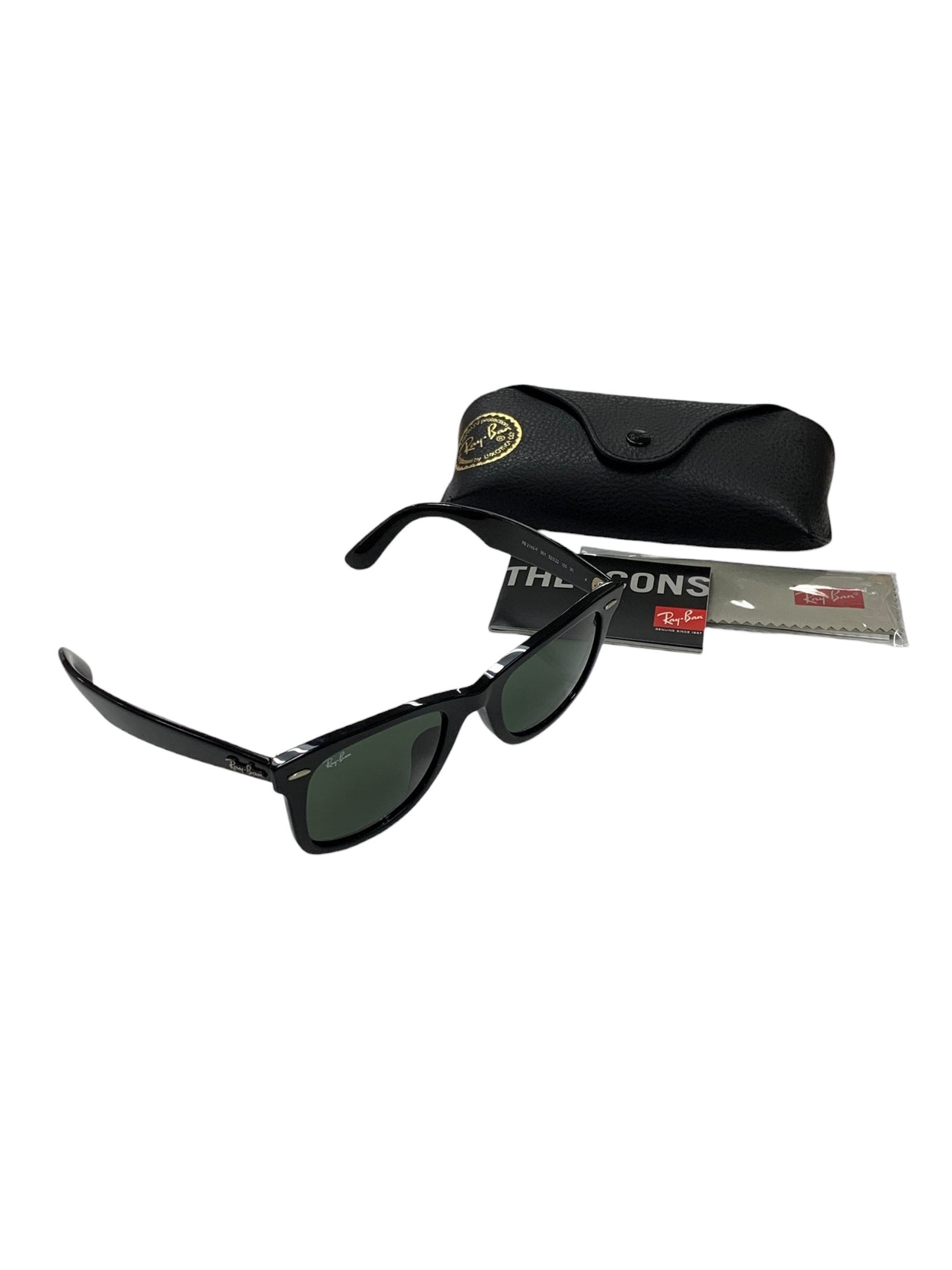 レイバン ウェイファーラー RB2140-F 901/3F サングラス ブラック セルフレーム フルリム ウェリントン ITH9Q9LC4D7E