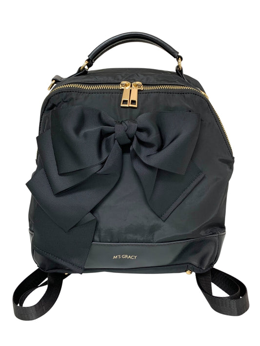 エムズグレイシー 294122 バックパック リュック ブラック リボン ITZWMP2HX8N4