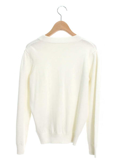 チェスティ 12W118 ニットセーター F アイボリー フェイクパール ラインストーン ITJN8ZDDFWUO