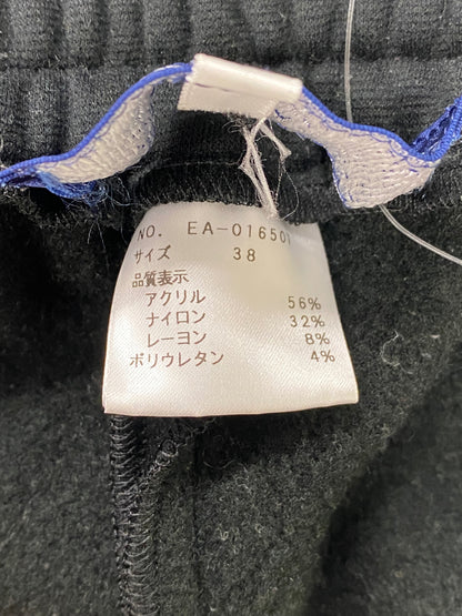 エムズグレイシー 016501 パンツ 38 ブラック ウエストギャザー IT51NO166LVS