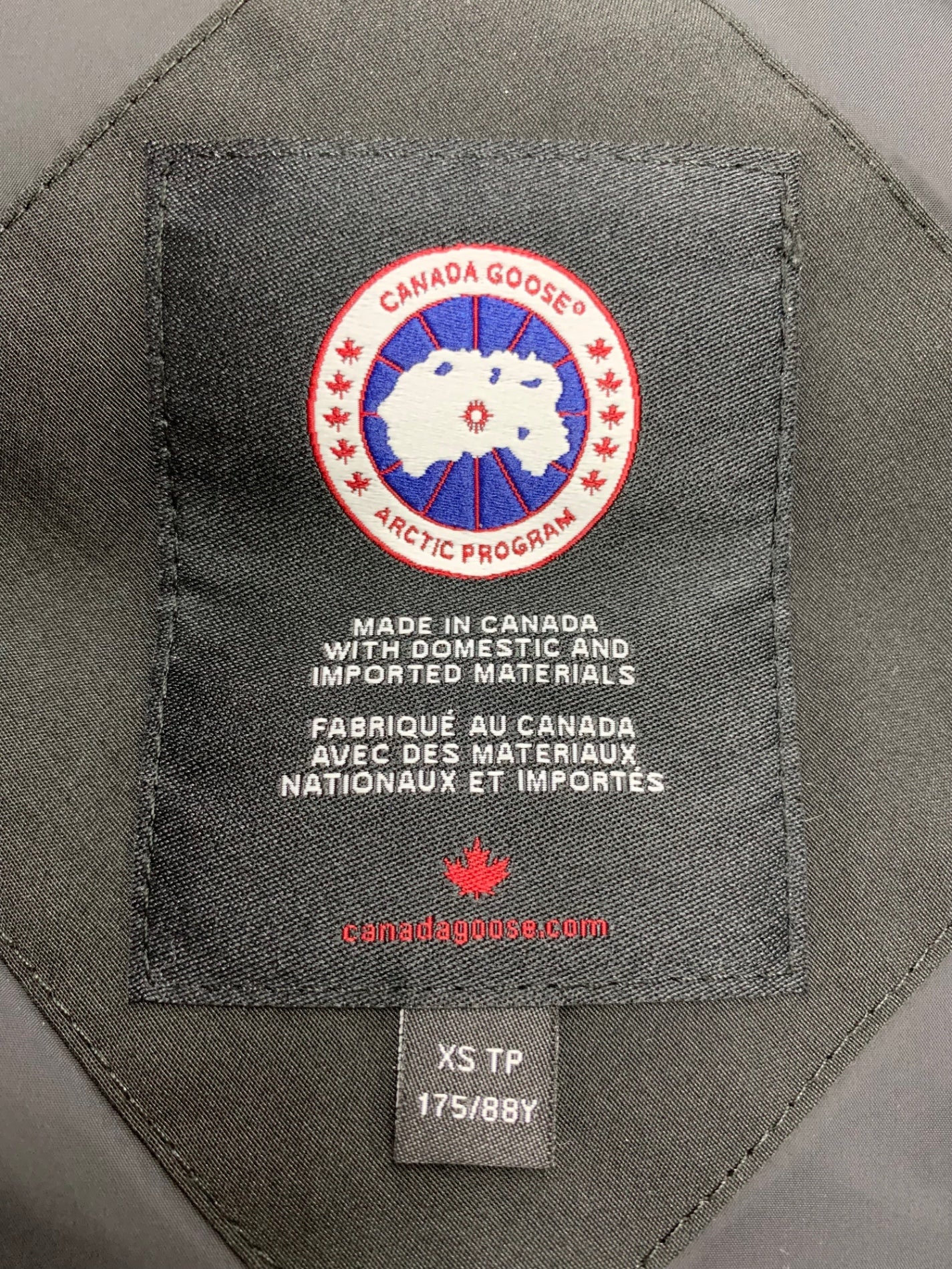 カナダグース GARSON VEST ギャルソン 4151M ダウンベスト XS ブラック ITAHGSROO43E