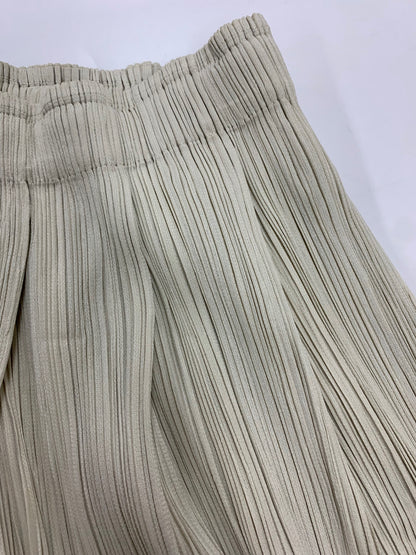 プリーツプリーズイッセイミヤケ PP01-JG503 スカート 1 グレージュ フレア ITQLC4FLMIRW