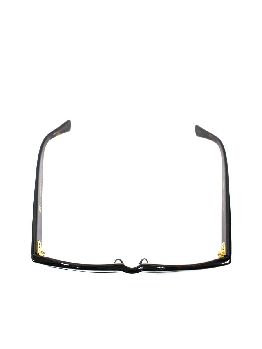 オリバーゴールドスミス CONSUL コンスル メガネ ブラウン/ゴールド セルフレーム フルリム ウェリントン IT68ZH08JSDM