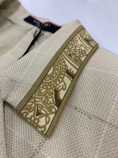 レオナールファッション 0351051 ジャケット 40 ベージュ 格子柄 ITBX33UYKJRC