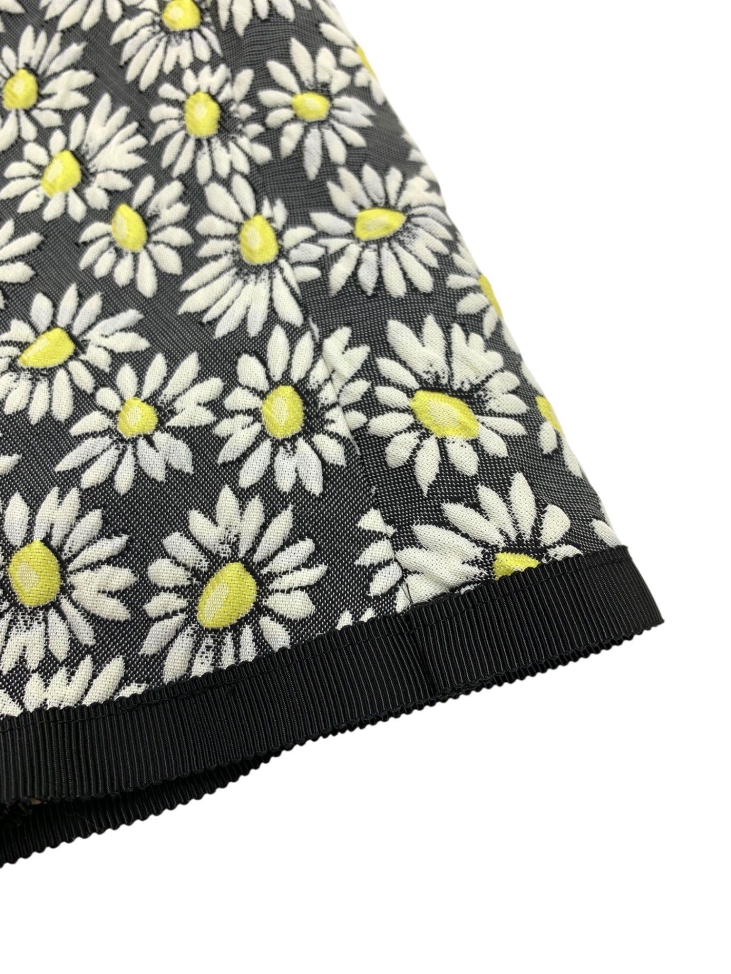 エムズグレイシー 517111 スカート 38 ブラック デイジー柄ジャガード ITPAU4I1ZO25