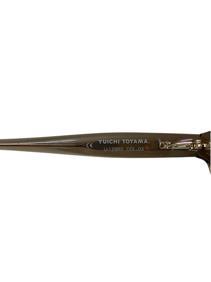 ユウイチトヤマ DFW U-129RS メガネ クリアブラウン セル フルリム クラウンパント ITE40KVBKXAO