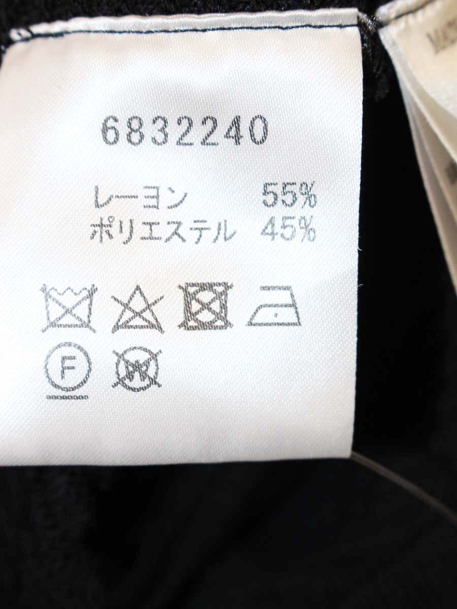 ルネ 6832240 ワンピース 34 ブラック ニット IT489LOXVPPY