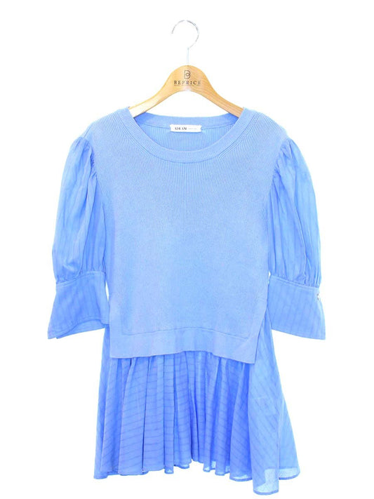 アディアム Oyster Top オイスタートップ 42903 ニット XS ブルー IT58TSJV751U