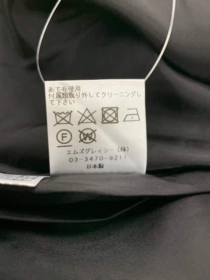 エムズグレイシー 017105 スカート 38 ブラック ウエストリボン ボックス IT7M60JYBTCZ 【SALE】