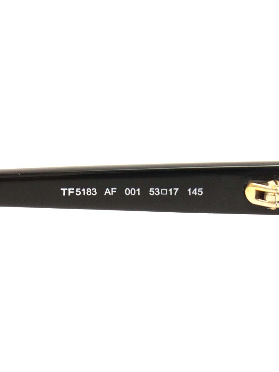 トムフォード TF5183 メガネ ブラック セルフレーム フルリム スクエア IT4HQGQJLJRX