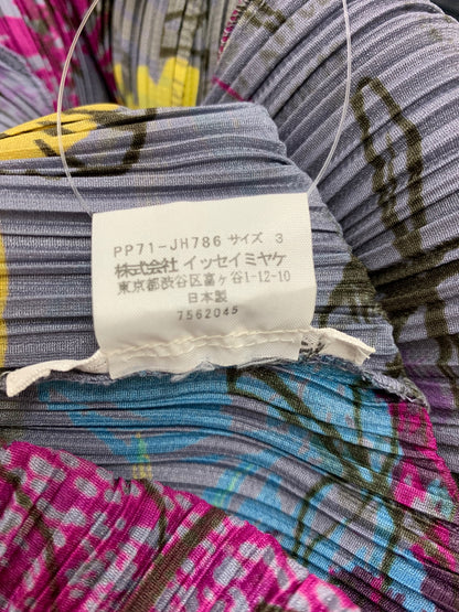 プリーツプリーズイッセイミヤケ PP71-JH786 ワンピース 3 グレー 2B フロントボタン ITEG0W9W8T9C