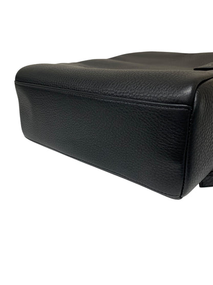 アニエスベー リュックサック ブラック バックパック レザー エンボス ロゴ ITACXH8D1VTC