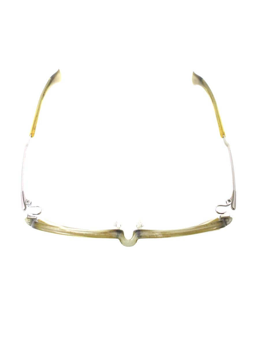 フォーナインズ NPM-03 メガネ オリーブグリーン コンビフレーム フルリム スクエア ITH1ZGR78ZAG