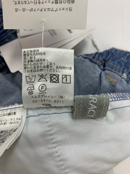 エムズグレイシー ボタニカルデニムパンツ 516312 36 ブルー 総柄 ITWV4R9BKGVK