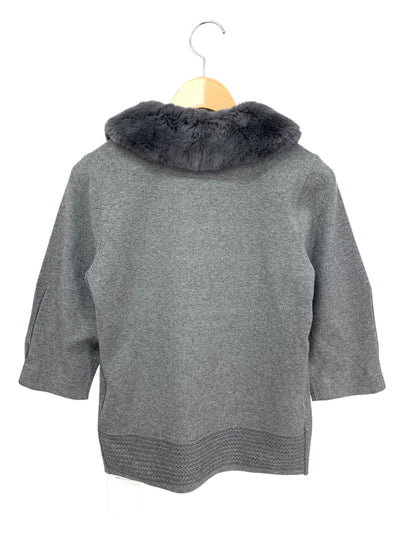 トゥービーシック W5N09-825-07 ニットセーター 40 グレー レッキスラビットファー ITVIG67RDHXA