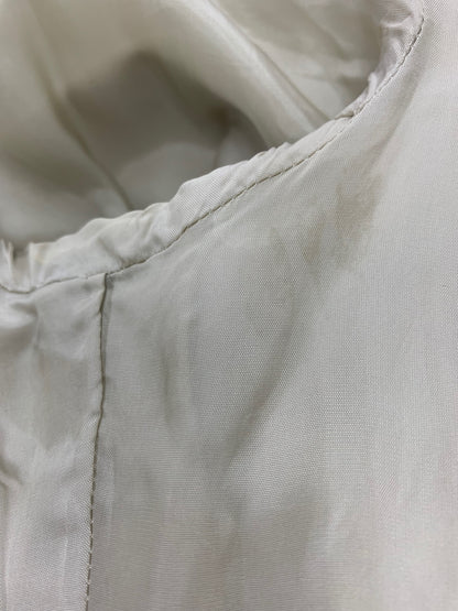 ルネ 6036170  ノーカラーコート 38 アイボリー TISSU コーデュロイ ITQAM9XISYVC