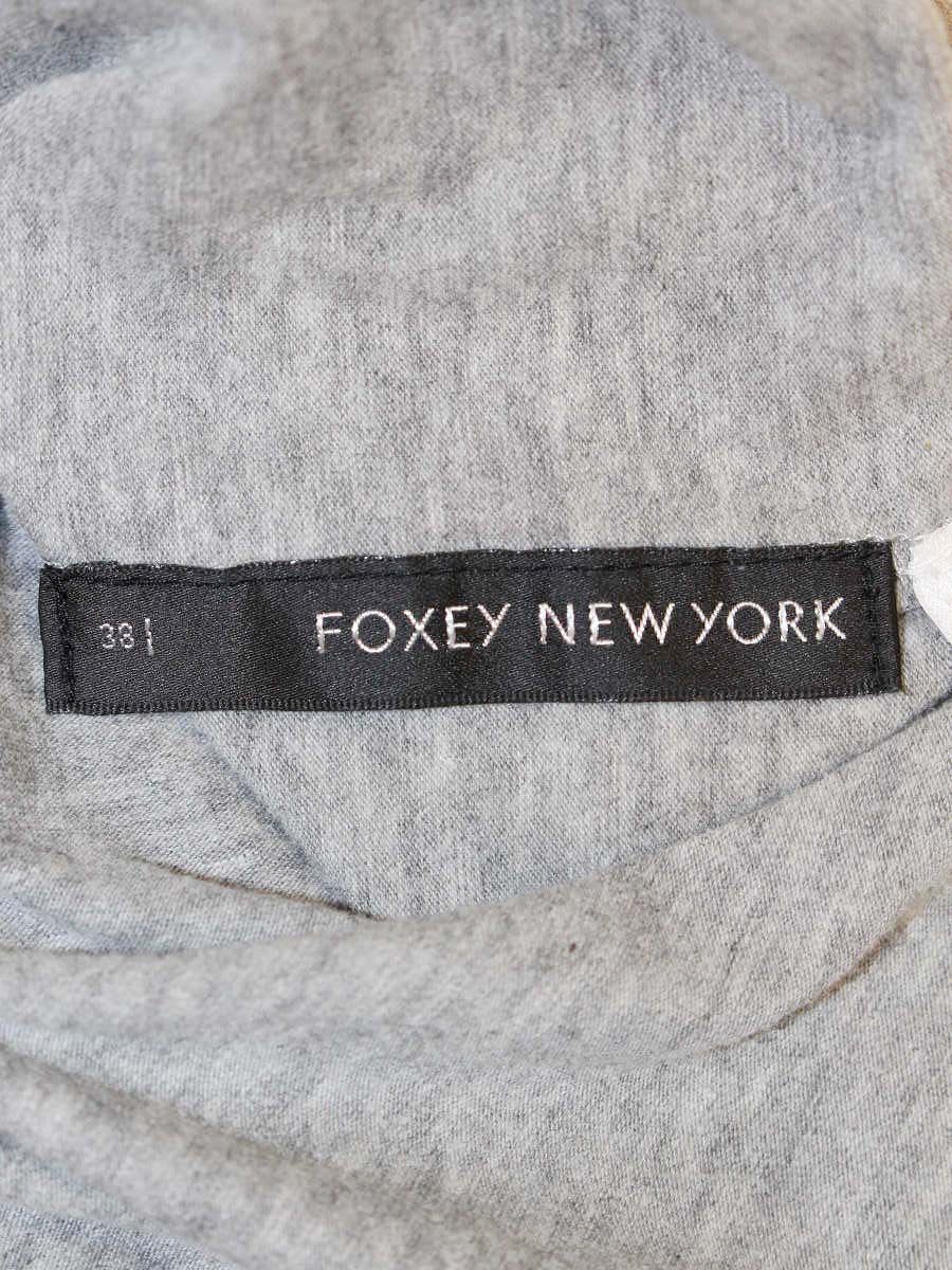 フォクシーニューヨーク シュークリーム T-TOPS 30849 カットソー 38 グレー ITA419DQ6500