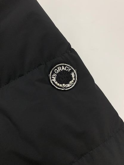 エムズグレイシー 異素材ミックスダウンジャケット 119604 38 ブラック IT42DCJLKV5C