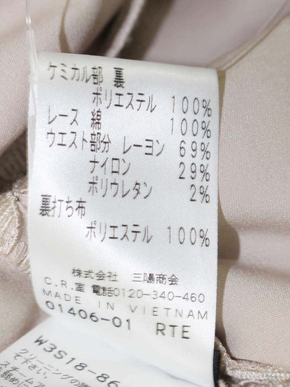 コトゥー W3S18-866-40 スカート 38 ベージュ ウエストゴム ITPQOR5DHVP2