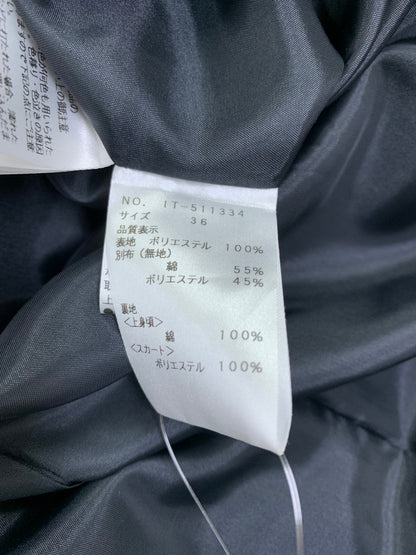 エムズグレイシー サマードットドレス 511334 ワンピース 36 ブラック 水玉 ITAZAPBU43IO