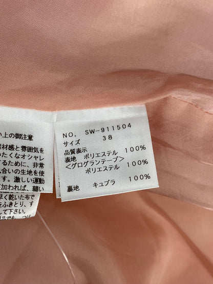 エムズグレイシー 911504 ワンピース 38 ピンク カメリアモチーフ リボン IT0H84RIP95L 【SALE】