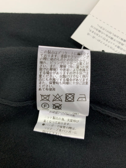 エムズグレイシー 118525 ワンピース 36 ブラック リボン Vネック ITL60W7JSNP6