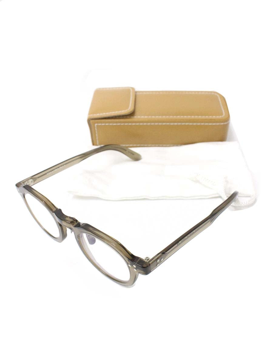 イエローズプラス BECCA C 534 メガネ ブラウン クリア セルフレーム フルリム クラウンパント ITOUNAO1AMCG