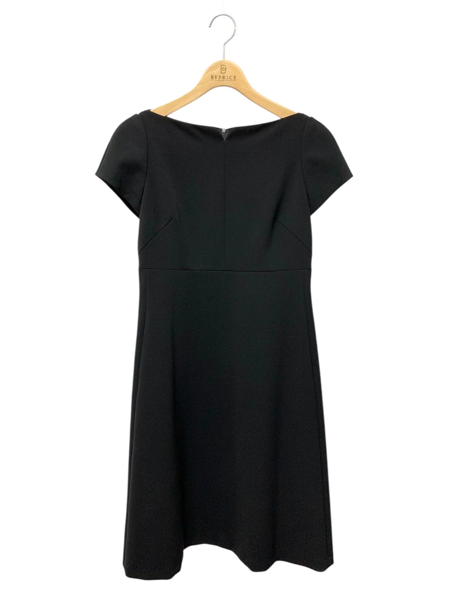 フォクシーニューヨーク Strech Suiting A Line Dress 36599 ワンピース 40 ブラック IT2NFSSC708O