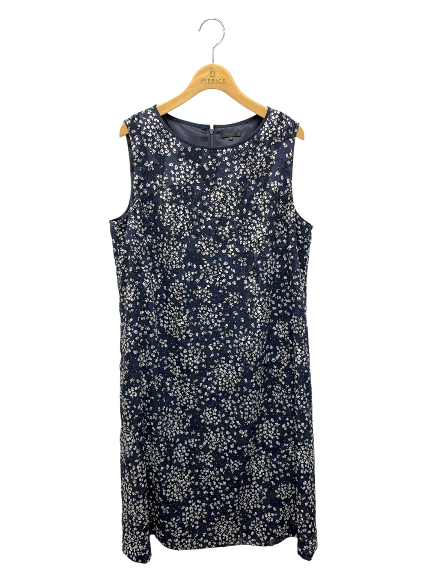 トゥービーシック W7J30-685-28 ワンピース 44 ネイビー フラワーモチーフ ITZP2QV4ZNG0 【SALE】