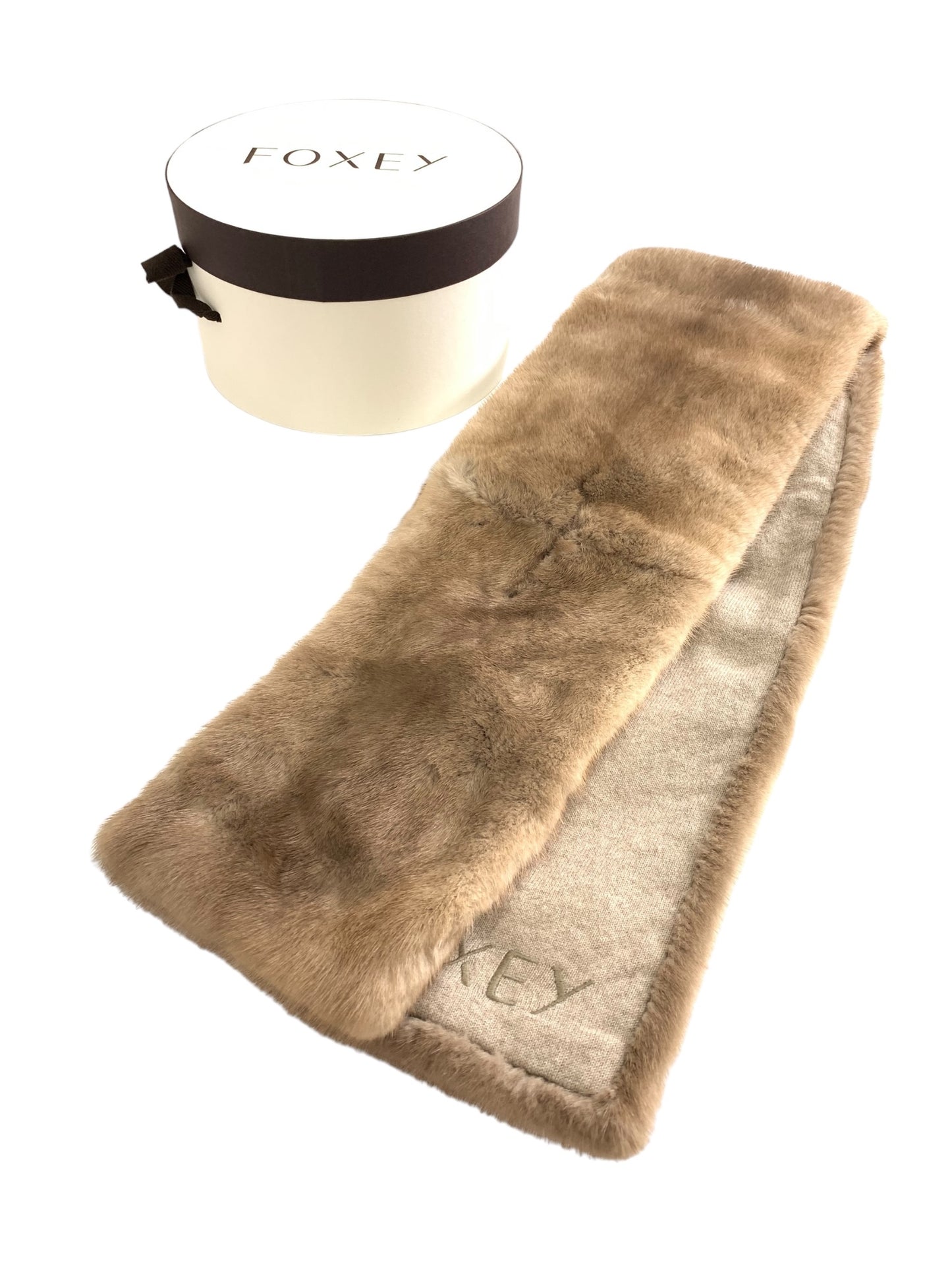 フォクシーブティック Mink Warm Stole 37459 ストール/ショール ブラウン ミンクファー ITINE5CWM1JU