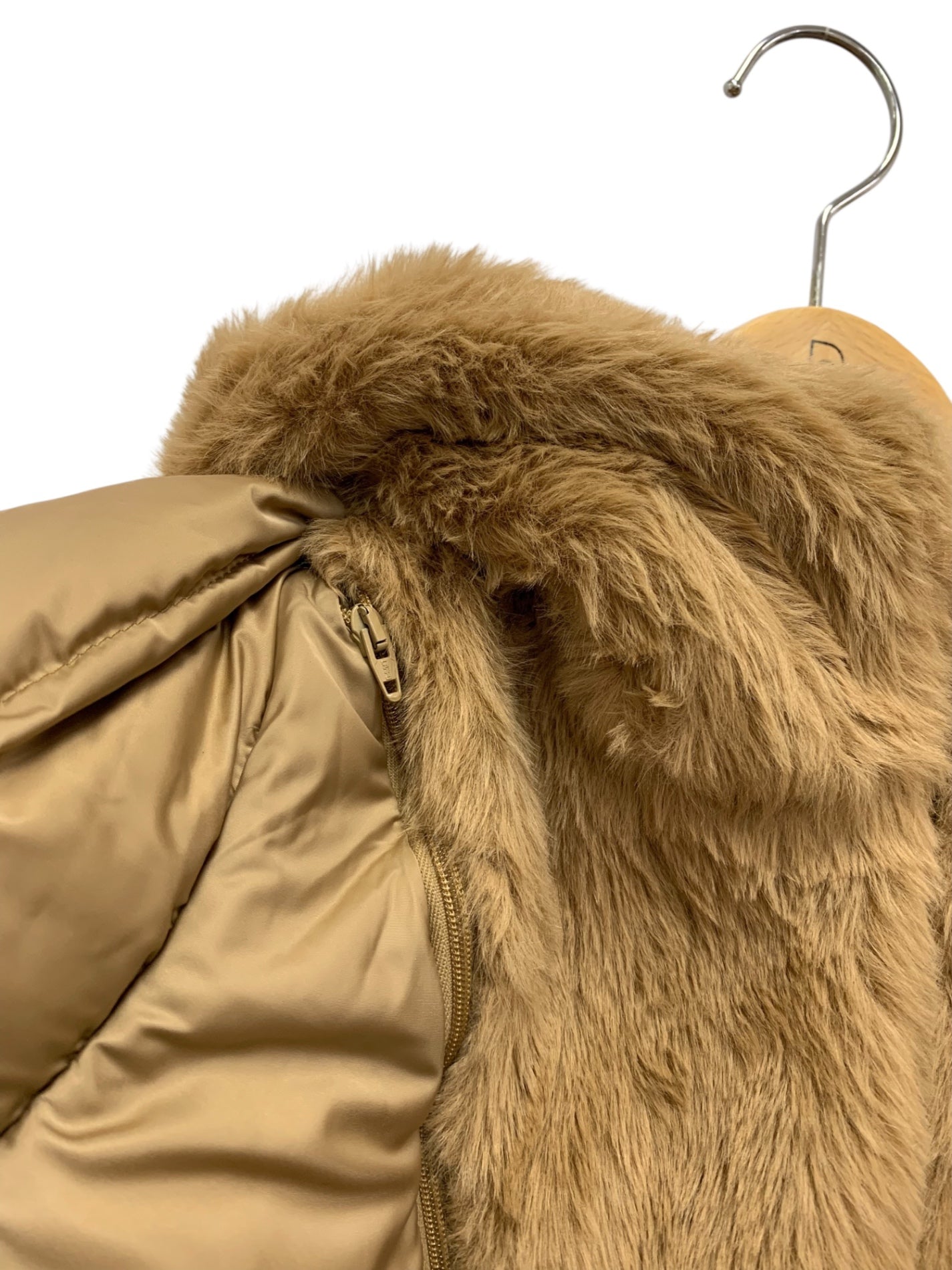 ヘルノ PI001934D 12170Z ダウンコート 40 キャメル 2WAY ヌートリアファー IT3G8Z19DEA4