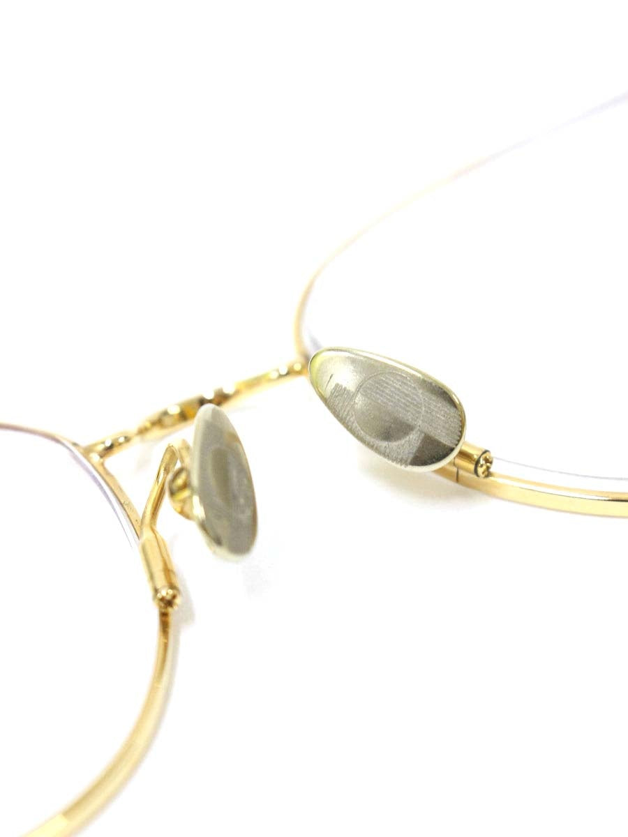 アーレム Place Mireille メガネ ゴールド メタルフレーム(合金＋22Kメッキ) フルリム キャットアイ IT1CVMD94HTO 【SALE】