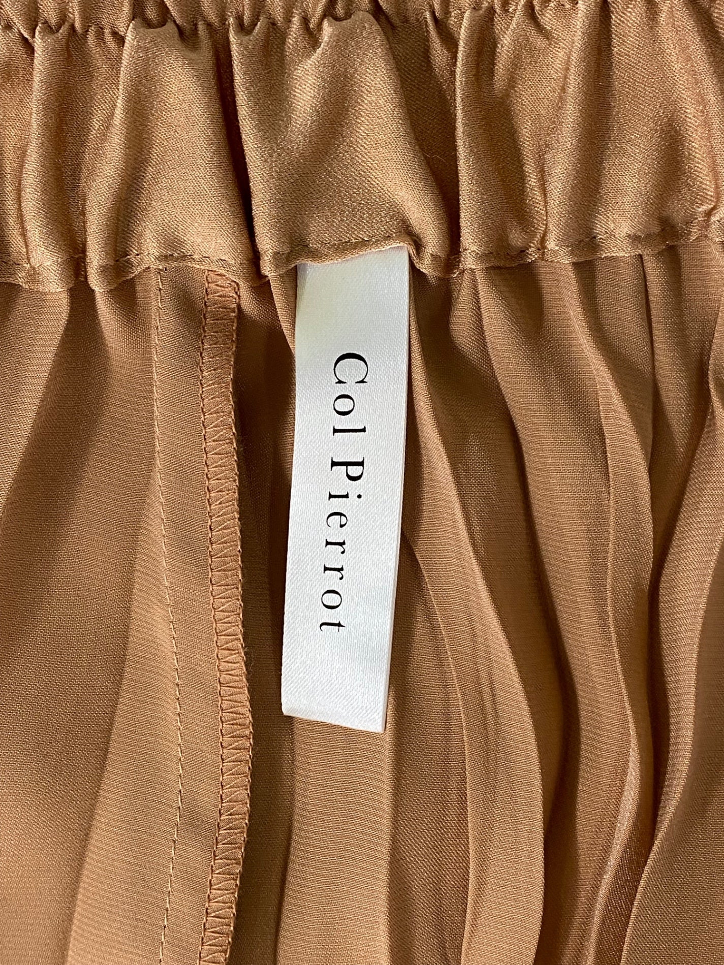 ミューズドゥドゥーズィエムクラス Col Pierrot/コルピエロ Random Pleats スカート 23-060-520-5010-3-0 38 ブラウン 23年モデル IT2A7SEZRSYO