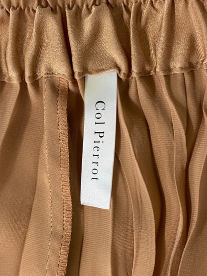 ミューズドゥドゥーズィエムクラス Col Pierrot/コルピエロ Random Pleats スカート 23-060-520-5010-3-0 38 ブラウン 23年モデル IT2A7SEZRSYO