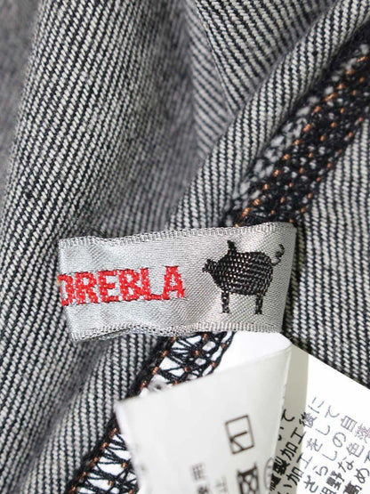 アルベロベロ 518593 クロップドパンツ M ブラック デニム パッチワーク ITC1D1CINPSO