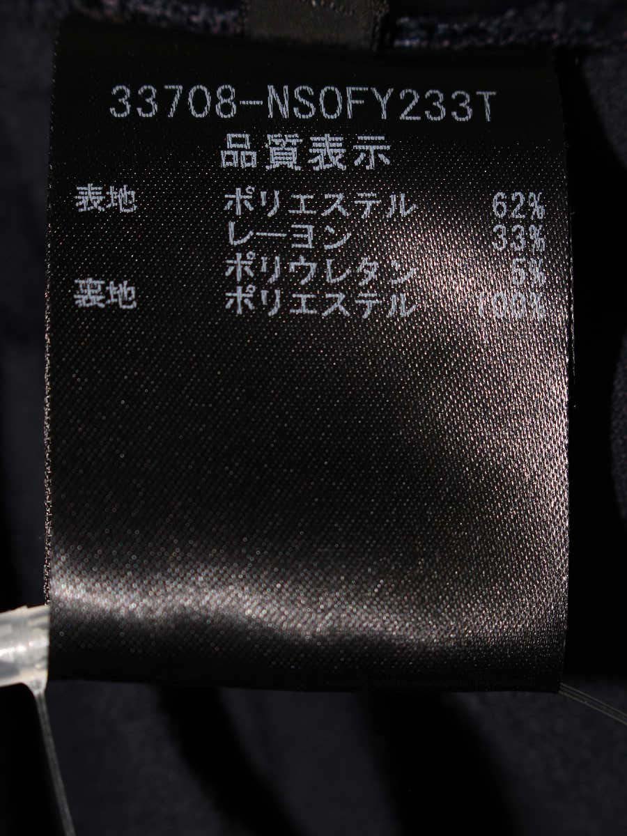 フォクシーニューヨーク 33708 ワンピース 38 ネイビー タキシードストレッチワンピース ITHQG5FS0EVK