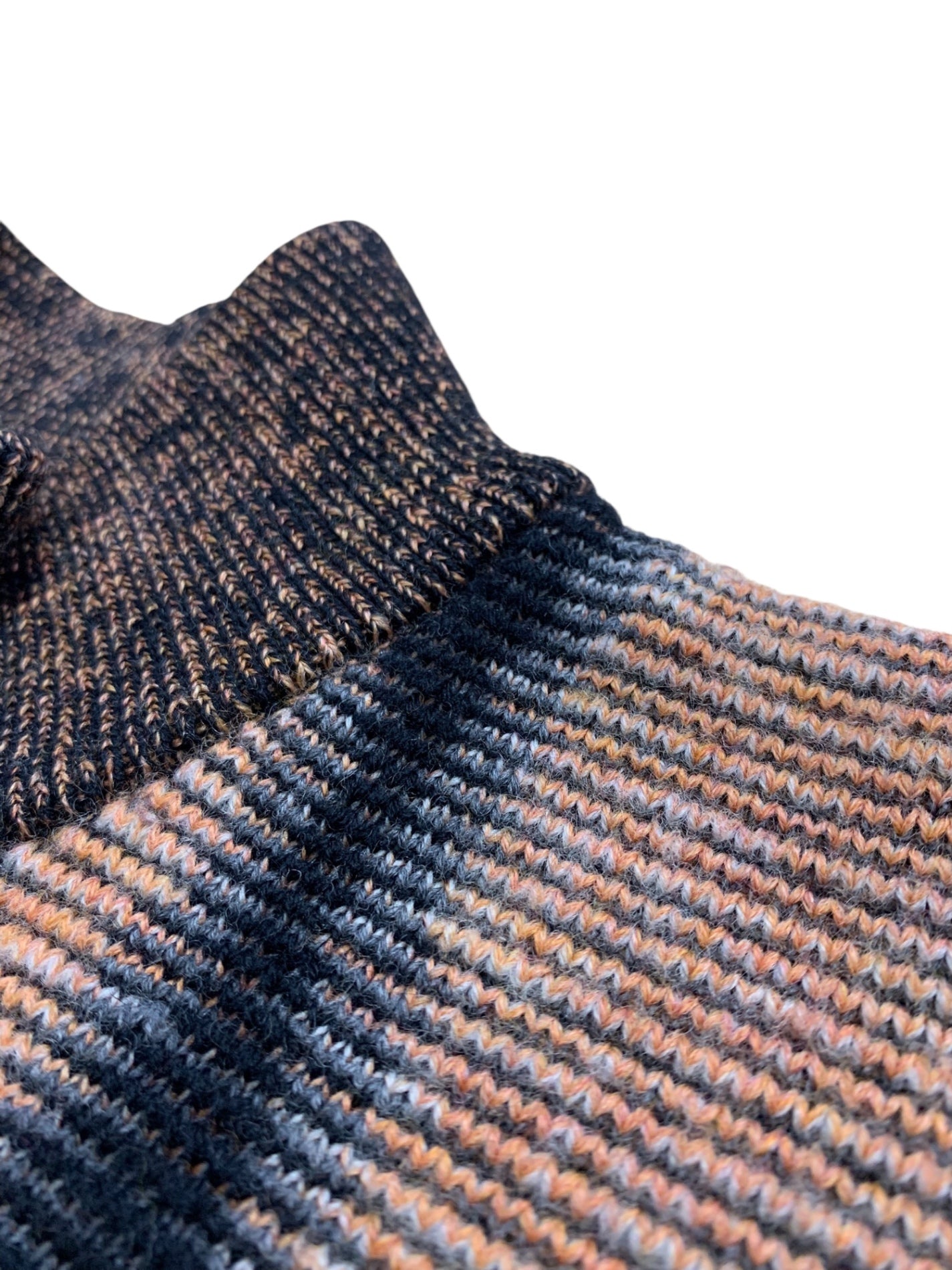 イッセイミヤケメン ME61KN034 ハイネックニット M オレンジ